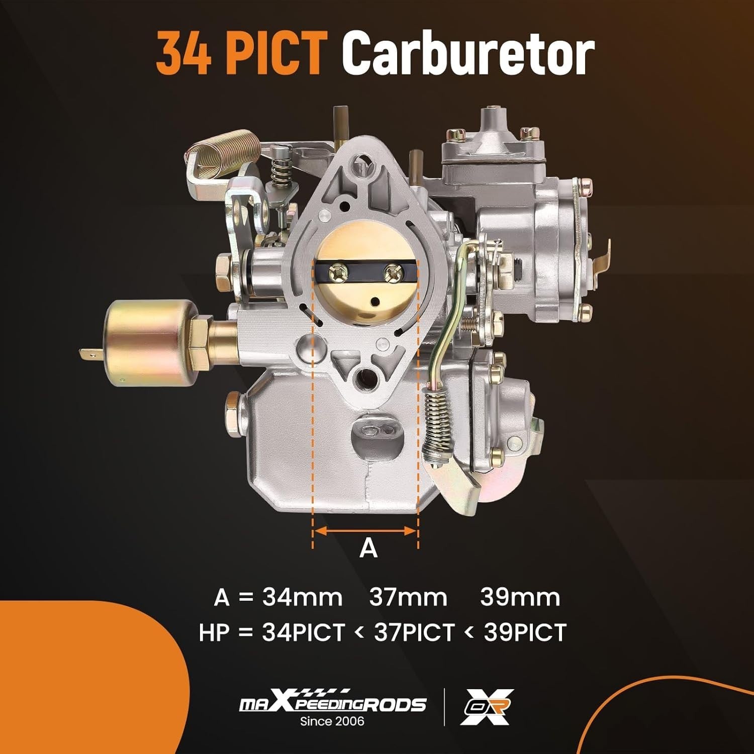 MXPR 34PICT-3 Carburetor Beetle Thing Karmann Ghia Transporter Squareback 1.6