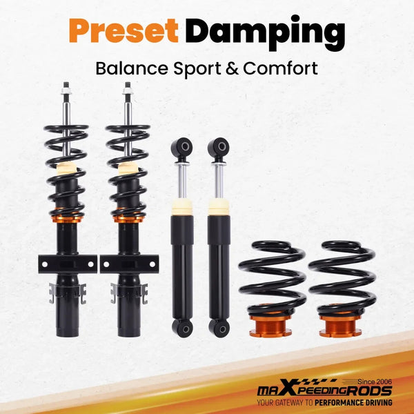 MXPR Adjustable Height Lowering Coilovers VW Transporter MK 5 T5 T6 T28 T29 T30