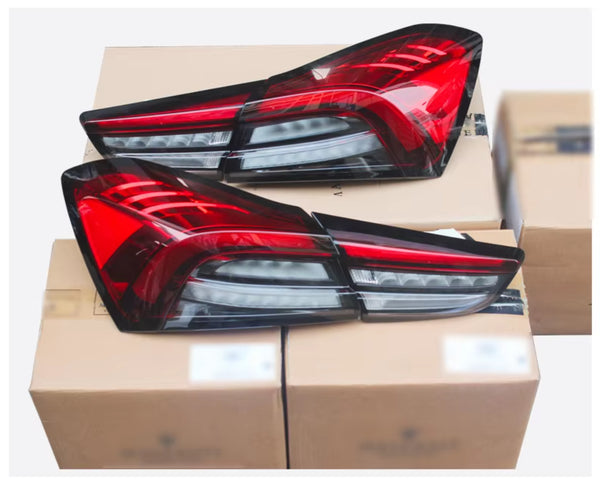 TYPY Pair LED DRL Lightbar REAR LIGHTS Maserati Ghibli 14-22 Red Clear LHD