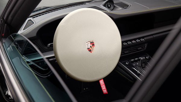 Genuine Porsche Steering Wheel Cover & Bag Black White Beige 911 Boxster Cayman