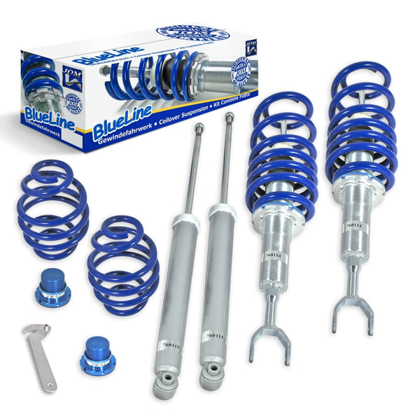 JOM Blueline Lowering Coilovers Kit Audi A6 4B + Avant 97-04 2WD