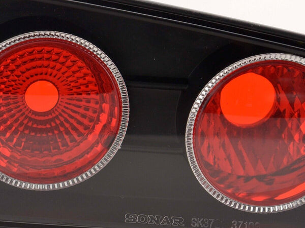 FK Pair Halogen REAR LIGHTS Tail Lamps Seat Ibiza type 6L 03+ black & red LHD