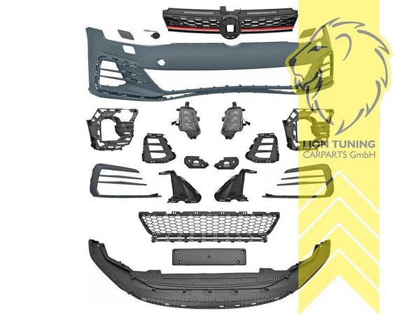 LT Front Bumper & Grilles VW Golf 7 MK7 Limo Variant Facelift 7.5 & GTi 17-19