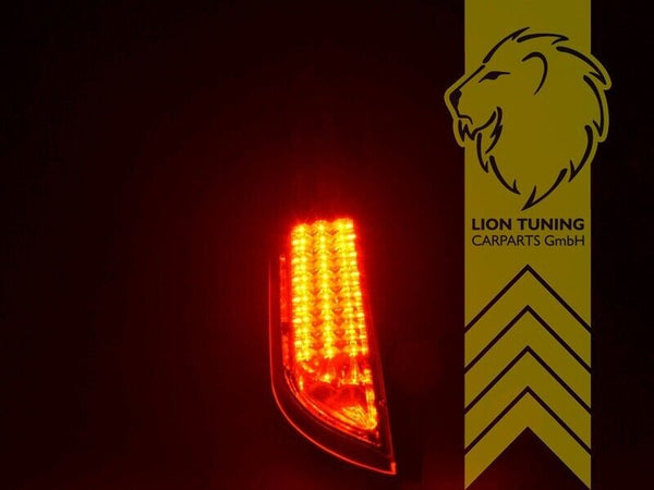 LT Pair LED Lightbar Rear lights Tail Ford Focus 2 MK2 04-08 hatchback white LHD