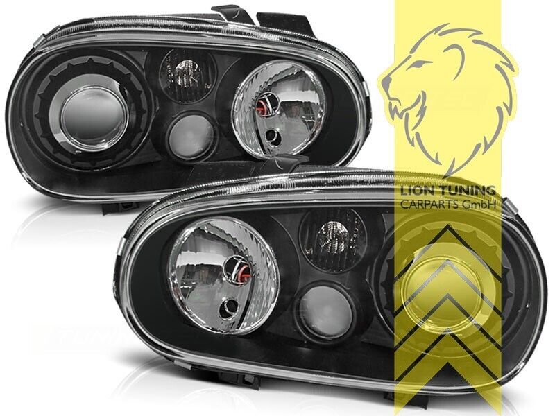 LT DEPO Pair H7 Halogen Headlights VW Golf 4 MK4 Limo Variant Cabrio R32 LHD