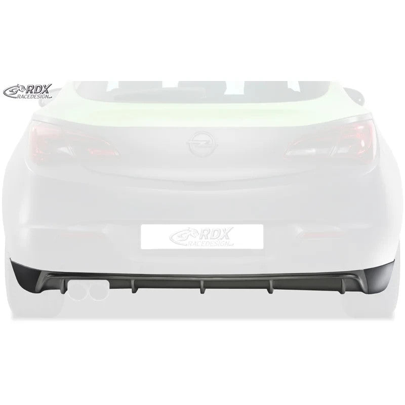 RDX Rear bumper skirt Diffusor Opel Astra J GTC 09-15 PUR UNPAINTED