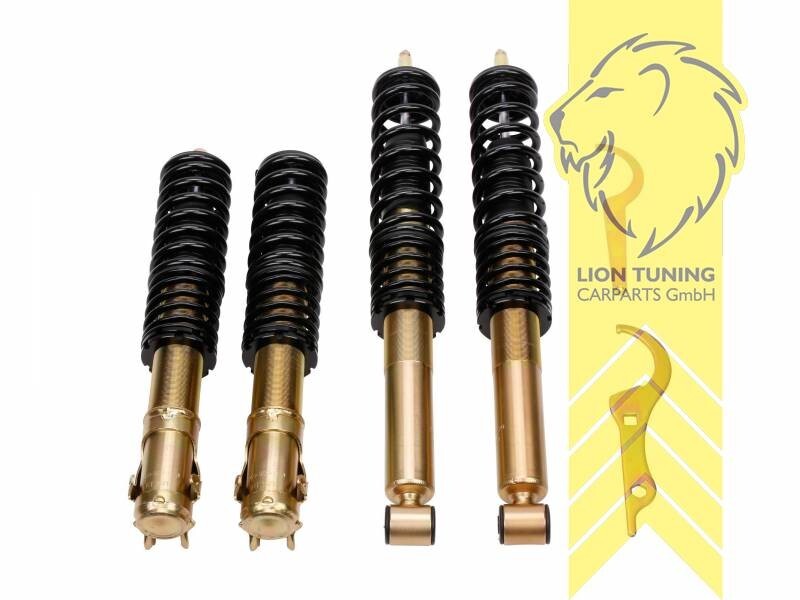 LT DTS Height Adjust Lowering Coilovers Kit VW Golf 2 3 Jetta 2 Vento FWD