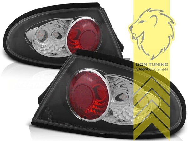 LT Pair Halogen Rear Lights Tail Lamps Mazda 323 Type BA F black 94-98 LHD