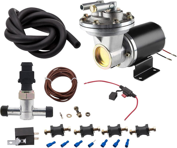 MXPR 28146 12V Electric Brake Booster Vacuum Pump Kit 18" - 22" inc install kit