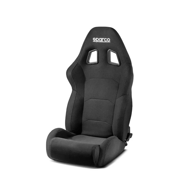 Sparco R500 Torino Universal Premium Bucket Seat Black Reclinable 3D fabric