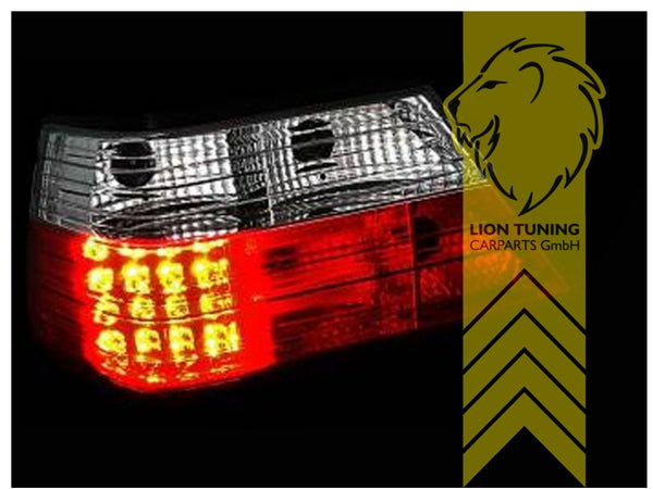 LT Pair LED DRL Rear lights Light Bar W124 Limo C124 Coupe A124 Cabrio red white