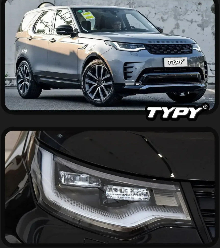 TYPY Pair Land Rover Discovery 5 2017-2020 LED DRL Dynamic Headlights LHD