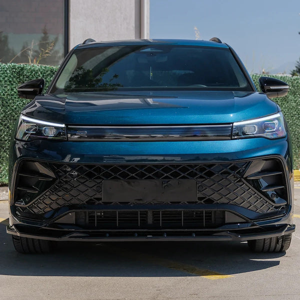 OW Front Bumper Lip Splitter VW Tiguan R-Line Mk3 2024+ Gloss Black