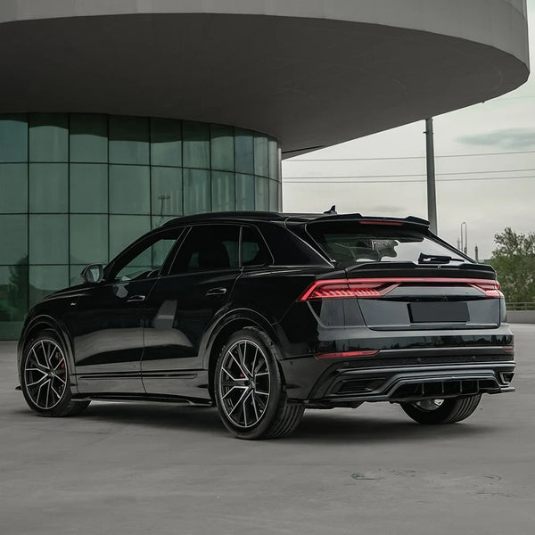 OW Rear Roof Spoiler Wing AUDI SQ8 / Q8 S-Line 2018+ Gloss Black