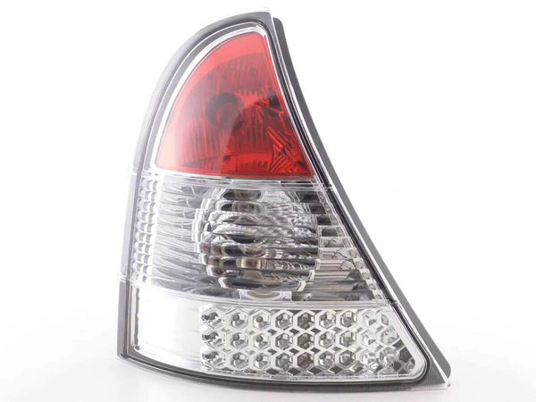 FK Pair LED Lightbar DRL Rear Lights Renault Clio 2 MK2 B 01-05 Chrome LHD