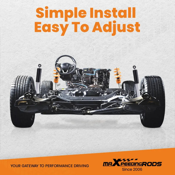 MXPR Adjustable Height Lowering Coilovers VW Caddy Van Mk3 Mk4 03-20 2K TDi