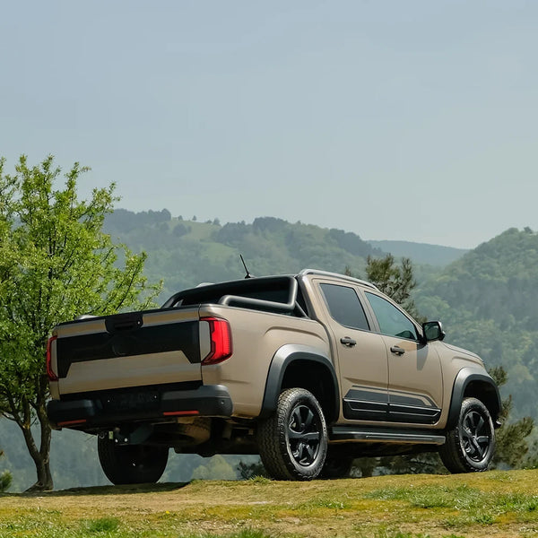 OW  Tailgate Cover Panel Armour VW Amarok 2022+ HD Body Styling Matte Black