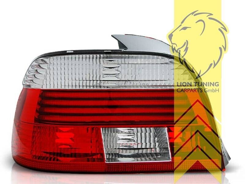 LT Pair LED DRL Lightbar Rear lights Tail Lamps BMW E39 sedan red clear LHD