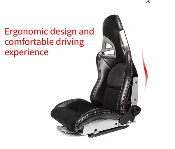 OLO Pair x2 Universal Bucket Seats Porsche 997 911 GT3 GT4 Cayman Boxster Black