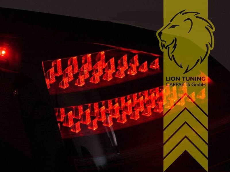 LT LED DRL Lightbar Rear Tail Lights Mercedes Benz C-Class W205 14-21 smoke LHD