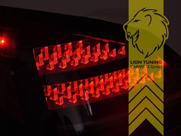 LT LED DRL Lightbar Rear Tail Lights Mercedes Benz C-Class W205 14-21 smoke LHD