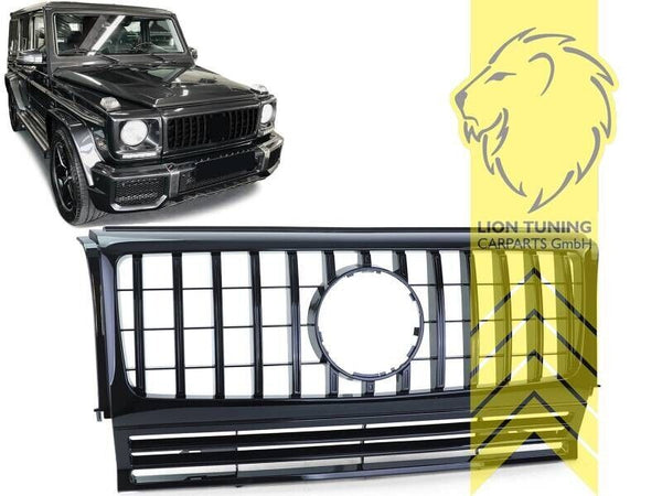 LT ABS Radiator Grille Mercedes Benz W461 W463 89-12 G-Class glossy black