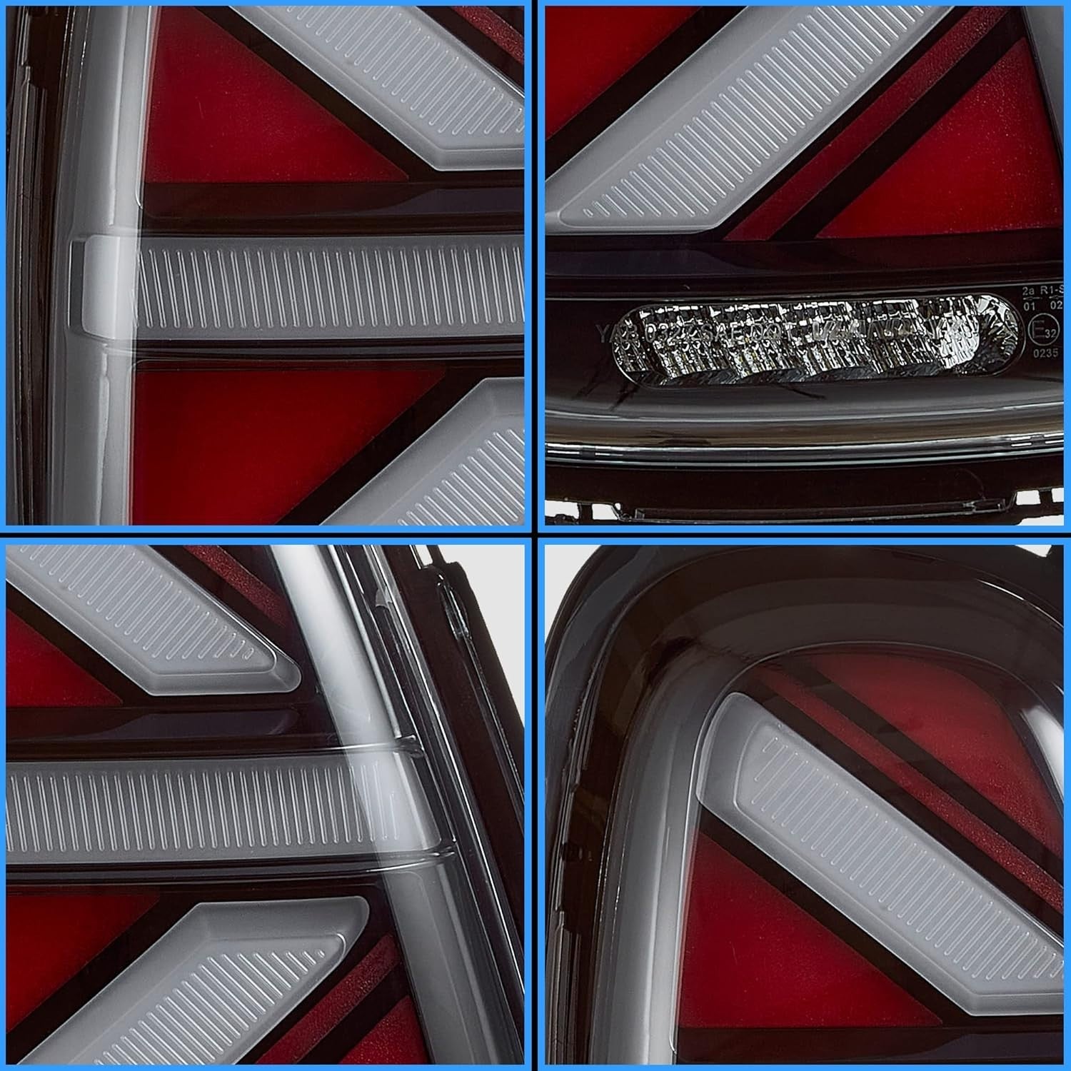 UK RHD VLAND BMW Mini R56 R57 R58 R59 07-15 LED Lightbar Rear Lights WELCOME SEQ