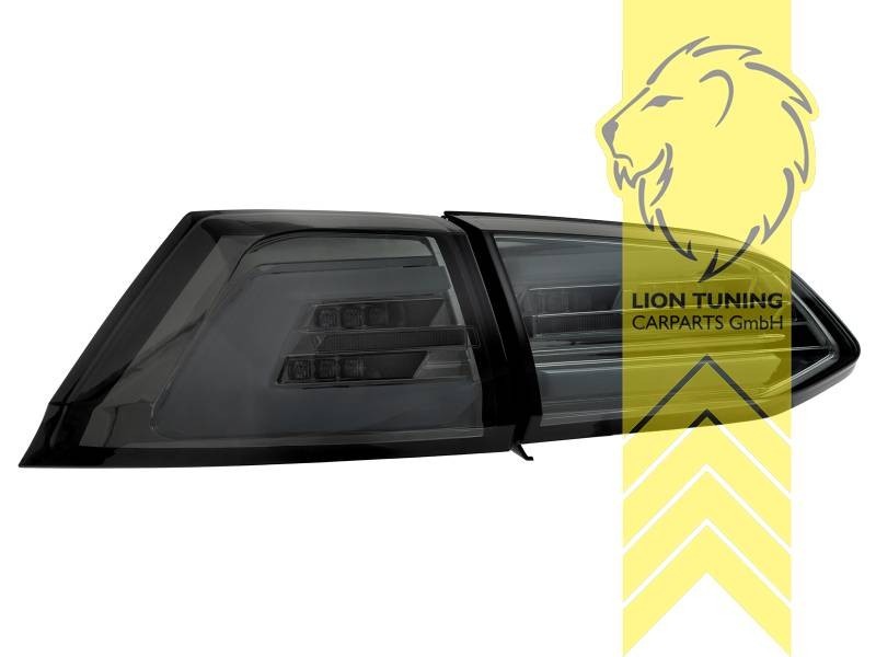 LT Set LED REAR LIGHTS LAMPS TAIL VW Golf 7 BA5 13+ Variant Black Smoke Grey LHD