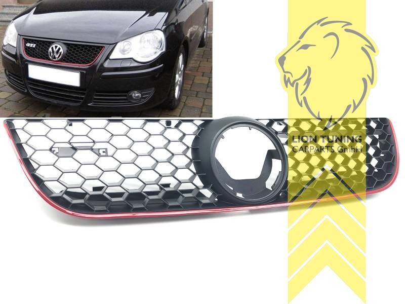 LT front bumper air intake grille radiator grill VW Polo 9N3 GTI look 9N 05-09