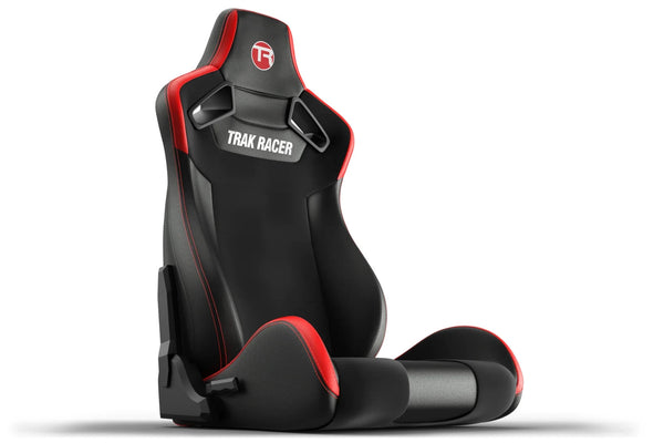 Trak Racer Sim Driving Simulator x1 Ind Bucket Seat Racing Alcantara Red Black