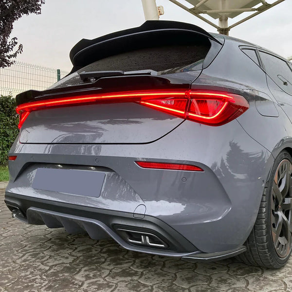 OW Rear Trunk Boot Hatch Wing Spoiler CUPRA Leon 2020+ TUV ABS Gloss Black