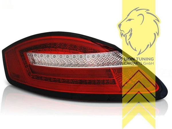 LT LED DRL Lightbar Rear Tail Lights Porsche Boxster 987 04-09 red white LHD