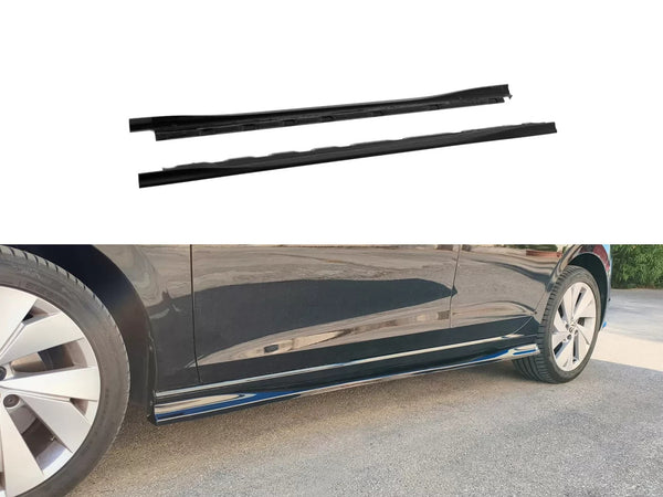 Motordrome Design Side Skirts Extensions VW Golf Mk8 + Facelift 19+ Gloss Blk