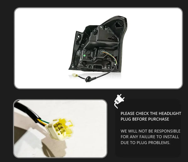 TYPY Pair LED DRL 17-23 Suzuki Swift Rear Lights Dynamic Tail Lamps LHD