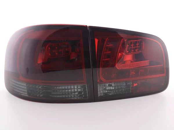 FK Pair LED DRL Rear Lights Lightbar VW Touareg 1 MK1 7L 03-09 black red LHD