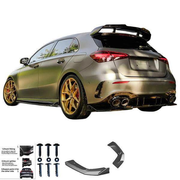 OW Body Body Styling Kit ABS Black Gloss MERCEDES A Class A45 S Aero Pack W177