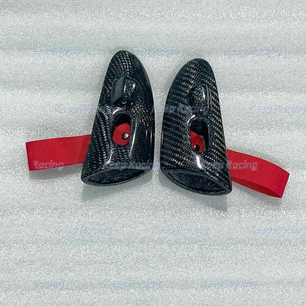 Track Interior Door Handle Pulls Porsche GT3 RS 987 Cayman Boxster Carbon Red