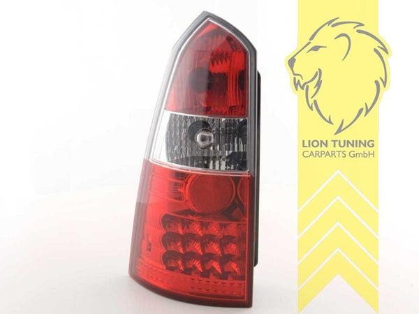 LT Pair LED Lightbar Rear lights Ford Focus 1 99-04 DNW Turnier red LHD