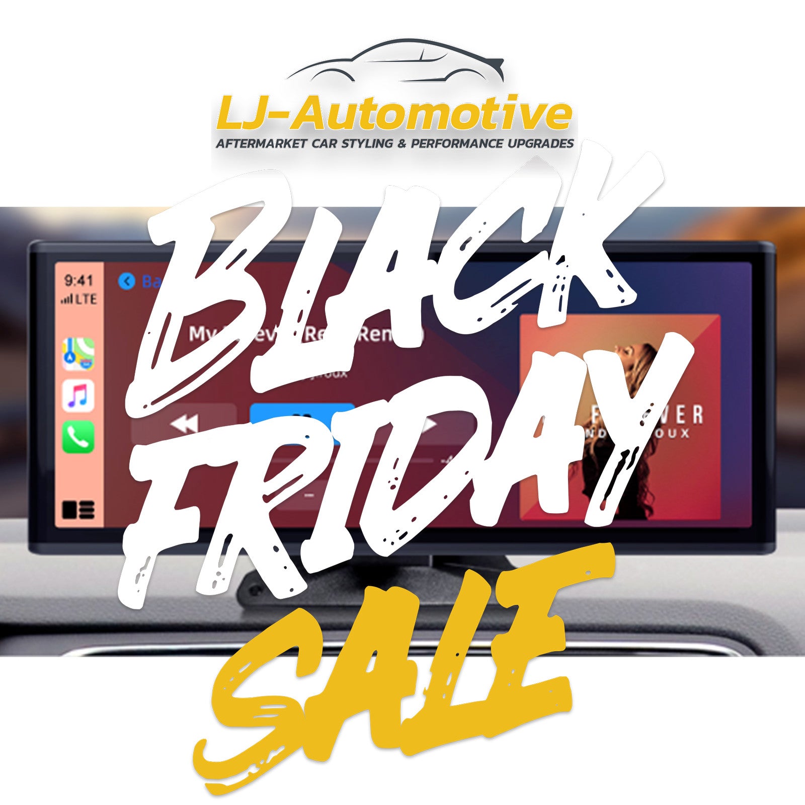 All Universal QLED 8.9" Touch Screen Car Stereo Wireless CarPlay Android BT USB