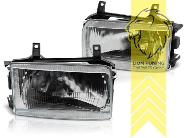 LT Pair Halogen Aftermarket Headlights VW T4 Transporter Van Bus Camper LHD