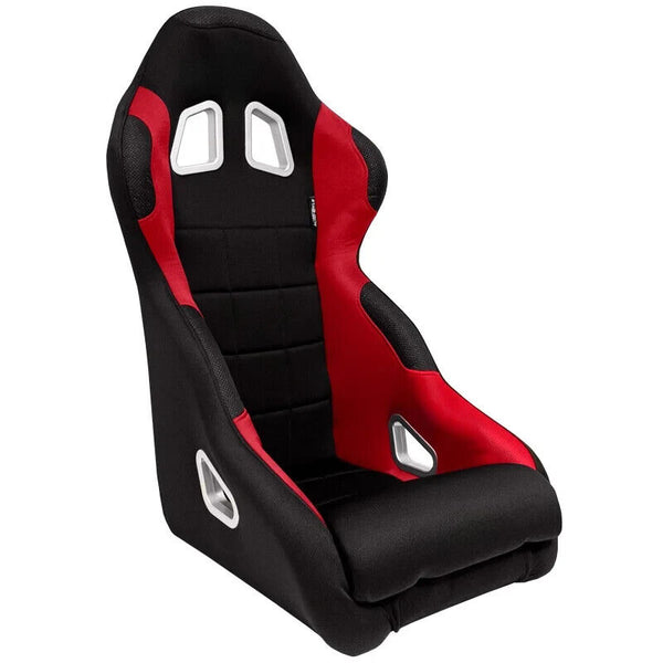 x1 ATS Black / Red / Blue / Grey Textile Car Sim Simulator Bucket Seat + slides