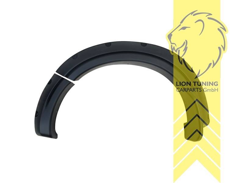 LT ABS Black Wheel Arch Extensions fender flares Ford Ranger T9 IV 22-25 Style2