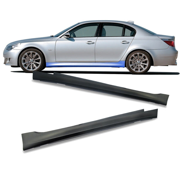 JOM Side Skirts Extensions Body Style Trims Valance BMW E60 E61 5 Series 03-10