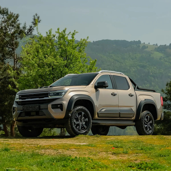 OW Fender Flares Wide Arch Extension Kit VW Amarok MK2 2022+ ABE TUV Black ABS