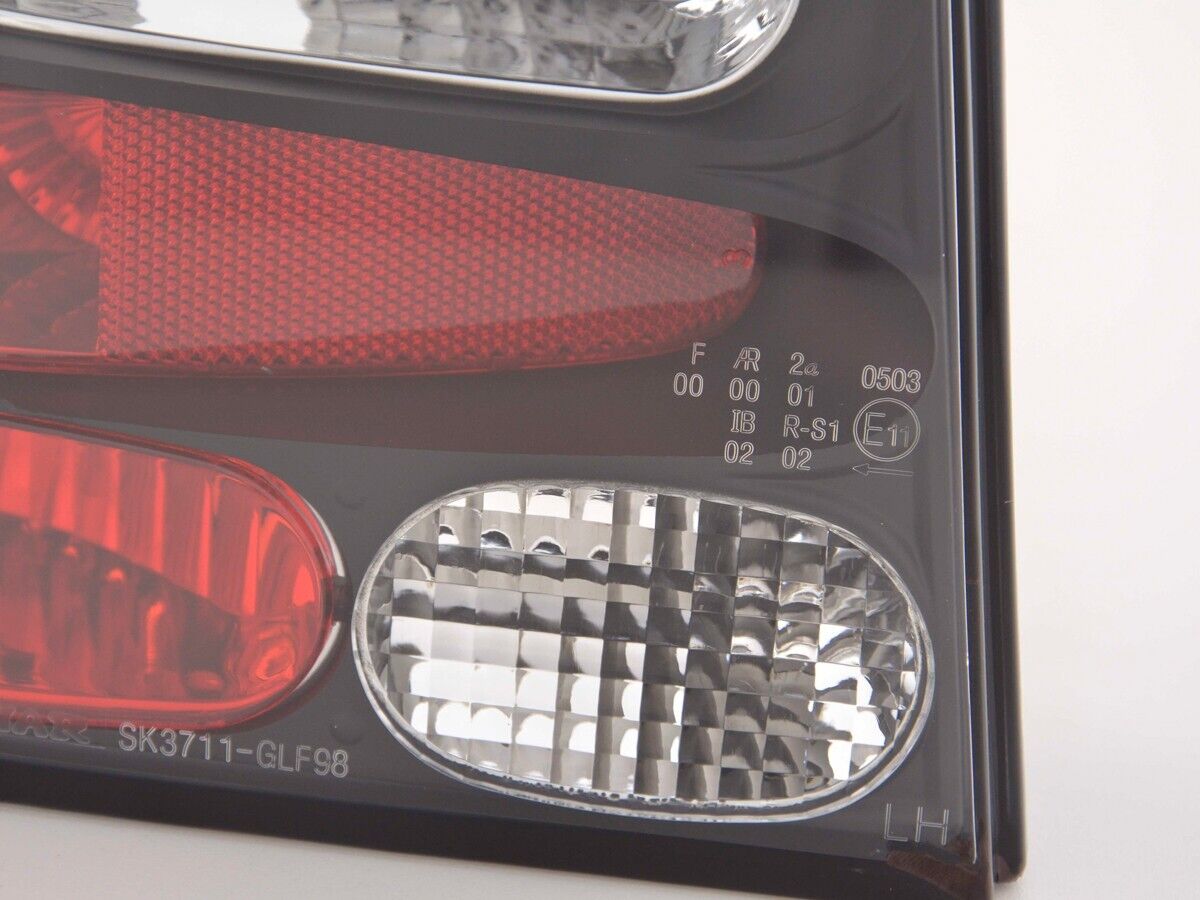 FK Pair Rear Lights VW Golf 4 type 1J 98-02 black LHD