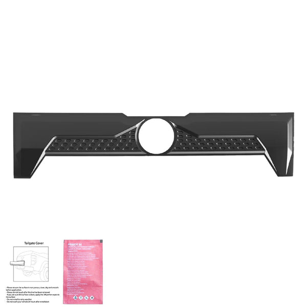 OW  Tailgate Cover Panel Armour VW Amarok 2022+ HD Body Styling Matte Black