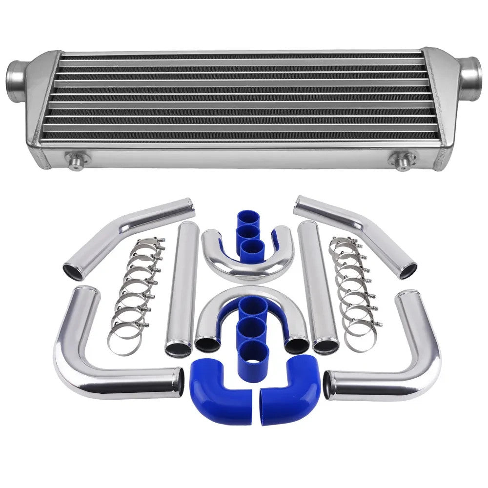 MXPR UNIVERSAL TURBO BOOST 550x180x65mm Turbo FRONT MOUNT INTERCOOLER + 2.5 64mm