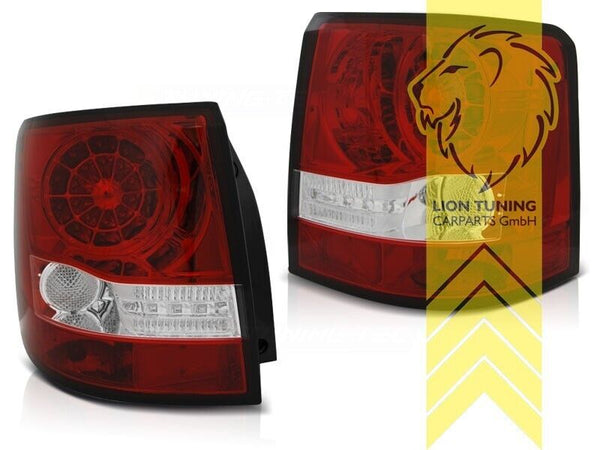 LT Pair DYNAMIC LED DRL Rear Lights Range Rover 3 LM 02-12 red white clear LHD