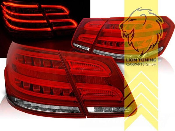 LT Set LED Lightbar REAR LIGHTS Tail Mercedes W212 Sedan E-Class red LHD