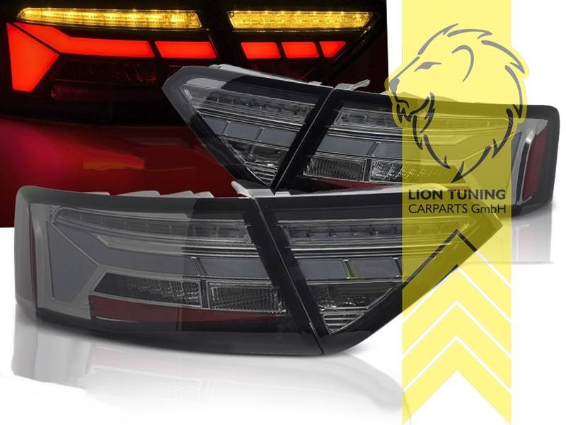 LT LED DRL Lightbar Rear Tail Lights Audi A5 8T 8F 11-16 Coupe Cabrio Sportb LHD